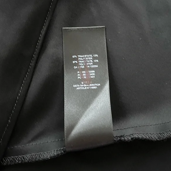 Ten Aritzia Exclusive Satin Strapless Maxi Formal Evening Cocktail Dress Sz S - Picture 13 of 14